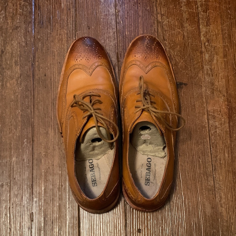 Sebago Men's Brown Leather Oxfords